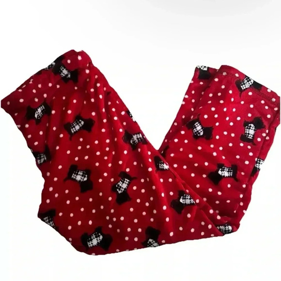 Women’s Secret Treasures Red With Yorkshire Terriers Size Large (12-14) - Picture 1 of 3